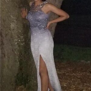 Jodi Kristopher Purple Ombré Dress Size 1